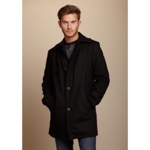 Kenneth Cole New York Melton Gunflap Walker Jacket - Picture 1 of 8